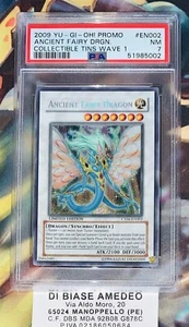 YU GI OH PSA 7 ANCIENT FAIRY DRAGON CT06-EN002 COLLECTIBLE TINS WAVE 1 2009! - Foto 1 di 4