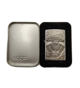 NOS 205HD H323 Harley Davidson Motor Flag Zippo Lighter Lightly Used - Picture 1 of 10