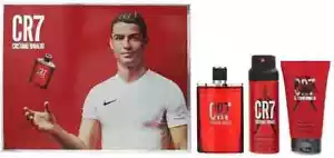 Cristiano Ronaldo CR7 for Men 3 pc GIFT SET 3.4 oz EDT + SHOWER GEL + Body Spray - Picture 1 of 1