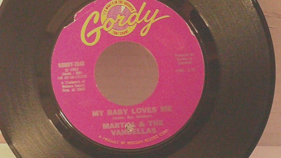 Martha & The Vandellas,Gordy"My Baby Loves Me"US,7" 45,1965 Motown,bb, MInt- - Image 1 of 2