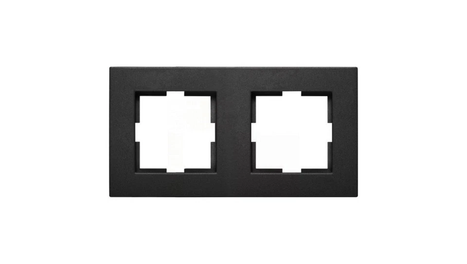 Panasonic NOVELLA Doble Marco Negro 92180652M/T2UK Foto 1 de 1