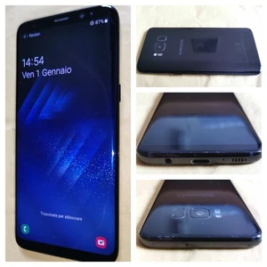 Samsung Galaxy S8 SM-G950F - 64GB - Midnight Black (Sbloccato) - Zdjęcie 1 z 14
