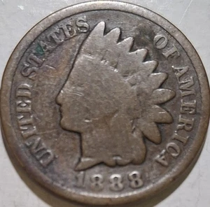 1888 Indian Head Cent - Picture 1 of 2