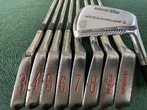 RARE 1968 BEN HOGAN PLUS 1 IRON SET - RH, 2-EQ, Reg. Steel Shafts w/NEW GP GRIPS - Picture 1 of 16