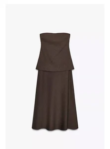 Zara Brown dress Size L - Picture 1 of 5