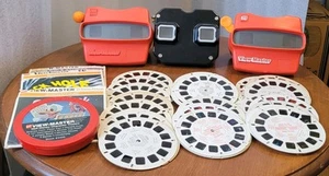 50er Jahre SAWYERS BAKELIT VIEW-MASTER Viewer Stereoskop, 2 andere, viele Rollen - Bild 1 von 24