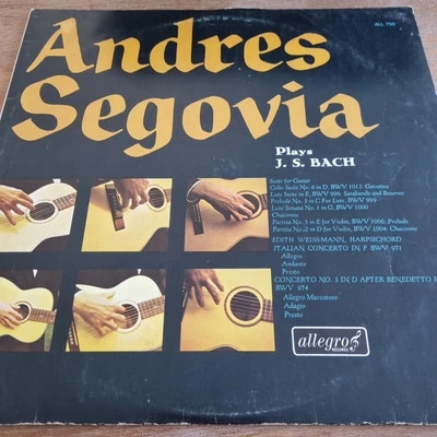 Andres Segovia Plays J. S. Bach - Image 1 of 4