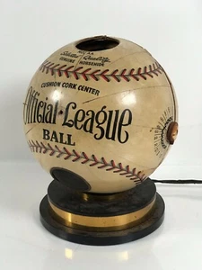 RARE Antique 1940s Trophy Official League Ball Baseball Globe Tube Radio NR - Picture 1 of 9