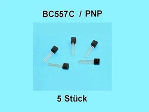 BC557C - Transistoren PNP / 50V / 0,1A / 5 Stück Neu - Bild 1 von 5