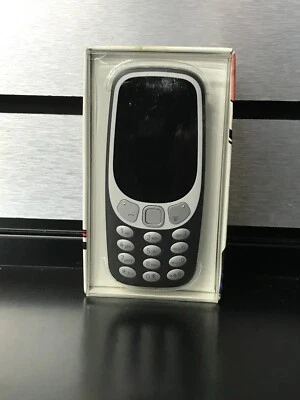 Nokia 3310 Cell Phone FACTORY Unlocked Cellphone - Charcoal  BRAND NEW RARE!!! - Image 1 of 4