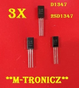 3X D1347 2SD1347 NPN BIPOLAR TRANSISTOR TO-92MOD - Picture 1 of 1