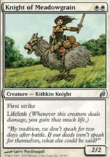 1x Knight of Meadowgrain NM, English MTG Lorwyn