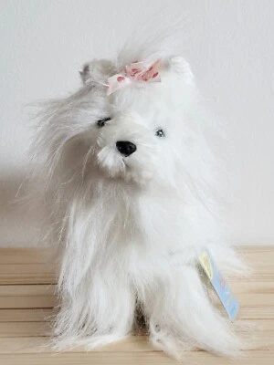 NWT Webkinz White & Pink Yorkie (WITH SEALED CODE UNUSED) 2006 HM070 - Image 1 of 4