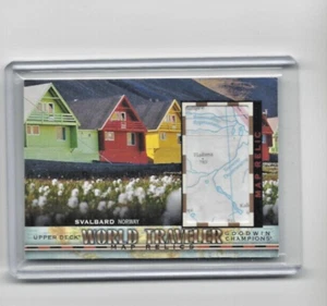 2019 UD Goodwin Champions World Traveler Maps #WT187 Svalbard, Norway ref.013 - Picture 1 of 2