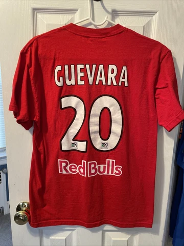 Amado Guevara New York Red Bulls Football Soccer Men’s Shirt Size Medium Cover