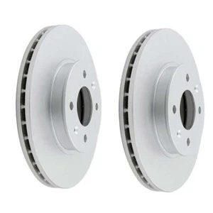 Pair Front Brake Disc Rotor For Hyundai Accent MC i20 PB Kia Rio JB 256mm - Picture 1 of 1