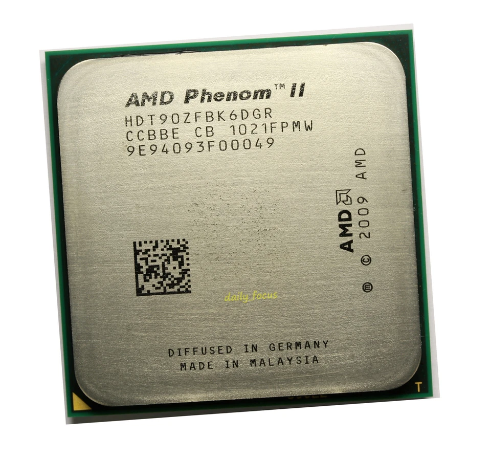 AMD Phenom II X6 1090T 3.2 GHz Six Core HDT90ZFBK6DGR Socket AM3 CPU Processor - Image 1 of 4