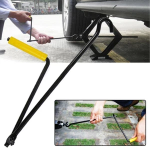 Car Steel Garage Tire Wheel Lug Wrench Crank Handle Lift Tool for Scissor Jack - Picture 1 of 12