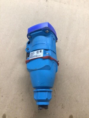 MARECHA MELTRIC DSN20 MALE PLUG 4 PIN 20A 480V W/ LOCKING COVER #4003F112PR6 - Image 1 of 4