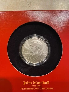 US Mint 2005 John Marshall Coin & Chronicles Set Item # 5J4 BU Silver Dollar - Picture 1 of 7