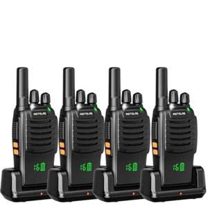 Radio bidirezionale ricaricabile 4*Retevis H-777H Business 2W per lavoro/negozio - Foto 1 di 16