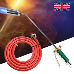 2M Hose Long Arm Propane Butane Gas Torch Burner Blow Kits Roofing Brazing Tool~ - Picture 1 of 7