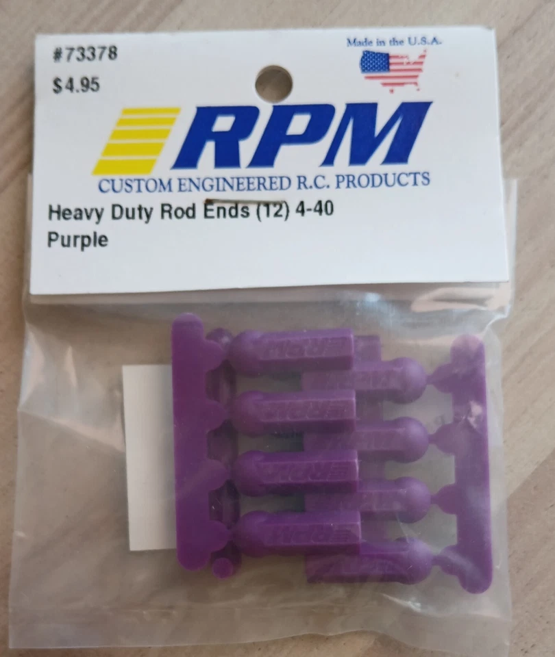 RPM Heavy Duty Rod Ends Lila Kugelköpfe Losi Team Associated  - Bild 1 von 1