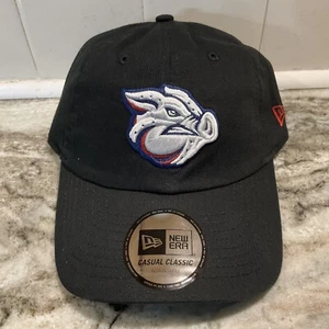 Lehigh Valley IronPigs Mens New Era 9Twenty Black Adjustable Fitted Hat Cap NEW - Picture 1 of 5