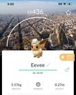 Pokemon Go Pokemon- Eevee - Barcelona Location Card - Rare - Normal (Not Shiny)