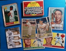 Vintage 1950-60s Bowman Topps Brooklyn/LA Dodgers 26-card Lot *Campanella Reese*