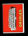 1967 TOPPS #302 ORIOLES TEAM VG ORIOLES *X60976