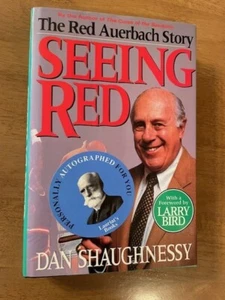 Seeing Red, The Red Auerbach Story by Dan Shaughnessy, Signed HC 1st Edition - Picture 1 of 8