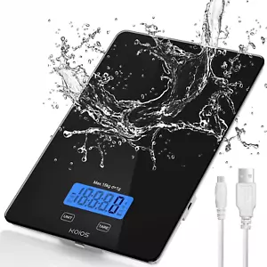 Food Scale, 33Lb/15Kg Digital Kitchen Scale for Food Ounces Grams Cooking Baking - Picture 1 of 11