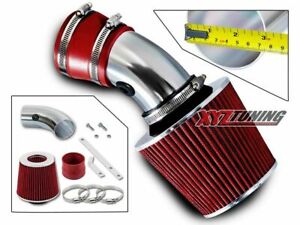 3" RED Short Ram Air Intake Kit + Filter For 97-05 Park Ave/Regal 3.8L V6