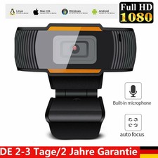 1080P Webcam Mikrofon HD Kamera für Computer PC Laptop Notebook Mac Winows DHL