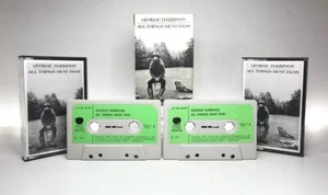 George Harrison ALL THINGS MUST PASS 2x Vintage Cassette **RARE CARD CASE!**1970 - Picture 1 of 24