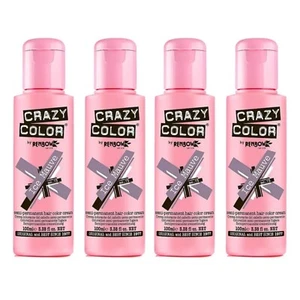 4x Crazy Color semipermanenter Haarfärbemittel Eis lila - 100 ml - Bild 1 von 2