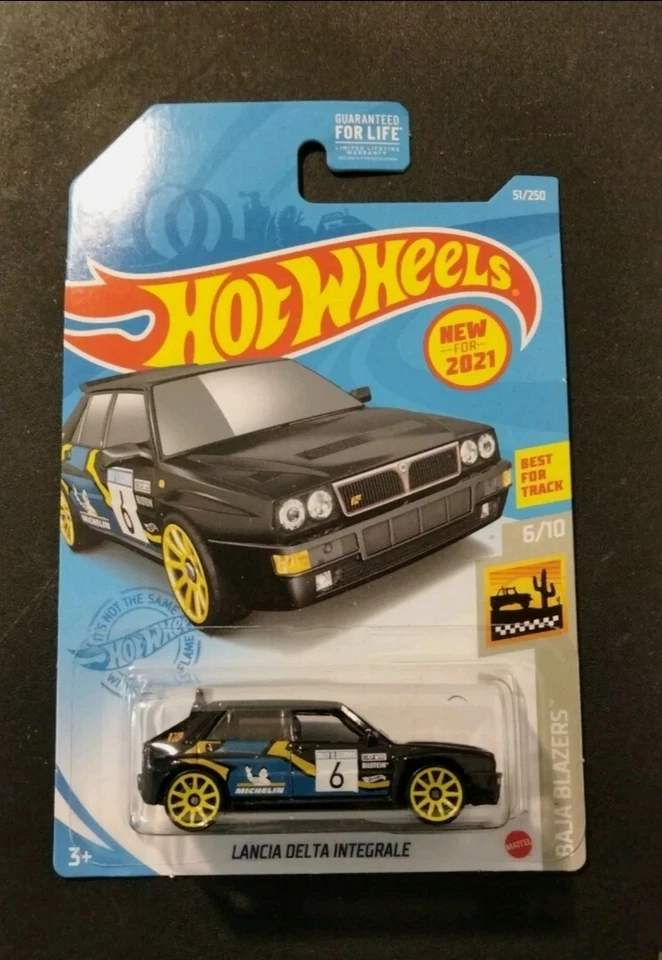 HOT WHEELS: LANCIA DELTA INTEGRALE BLACK EDITION  2021 DA COLLEZIONE !!!! - Immagine 1 di 1