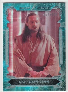 Star Wars Masterwork Show of Force 2016 lámina #6 Qui-Gon Jinn 072/299 - Imagen 1 de 1