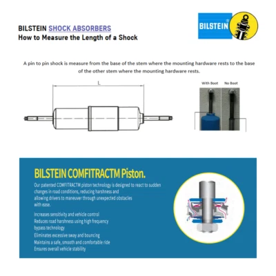 2 件装前 Bilstein B4 减震支柱套件适用于梅赛德斯-奔驰 C230 2004-2005 — 第 1/4 张图片