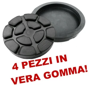 SET 4 TAMPONI RAVAGLIOLI diametro ESTERNO mm. 125 incastro VERA GOMMA MADE ITALY - Imagen 1 de 3