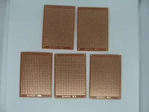 5Pcs Pack Lot Blank 5x7cm Electronics Prototype Integrated Circuit Board Set Kit - Picture 1 of 8