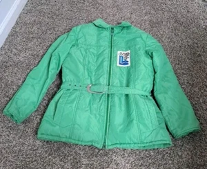 Vintage Profile XIII Olympic Winer Games Lake Placid 1980 Green Coat 28"Long - Picture 1 of 17