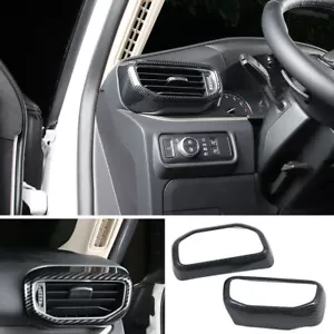 Carbon Fiber Inner Side Air Vent Outlet Cover Trim for Ford Explorer 2020-2022 - Bild 1 von 9