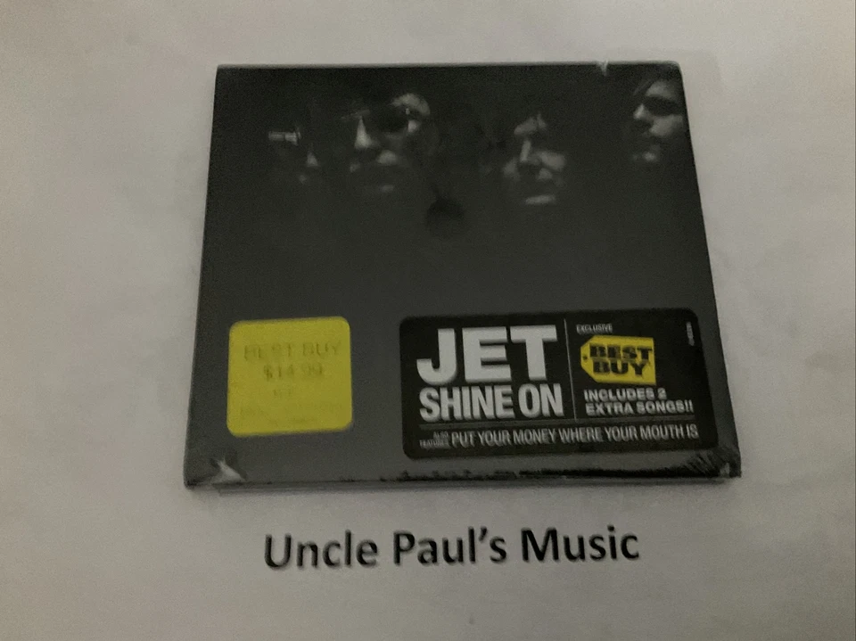RARE Jet CD Shine on Bonus Tracks Snap Your Fingers Demo MINT