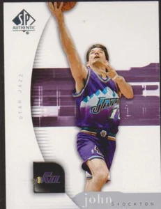 2005/06 upper deck  sp authentic  #  87  john stockton - Foto 1 di 2