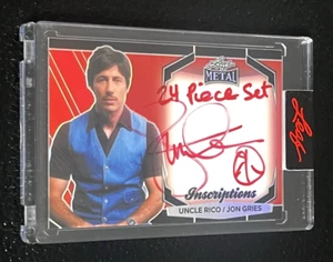 2025 Leaf Pop Century ON CARD Jon Gries as Uncle Rico INSCRIPTIONS Auto #3/100 - Picture 1 of 2