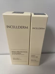 INCELLDERM Aqua Protection Sunrren + Daily Aqua BB CREAM SET cura della pelle coreana - Foto 1 di 4