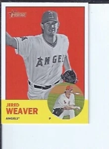 Jered Weaver 2012 Topps Heritage Black & White Variation SP - Picture 1 of 1