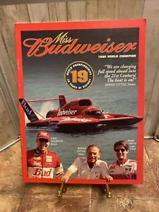 Vintage Miss Budweiser 1999 World Champion Magazine Program 38 years of victory - Picture 1 of 7